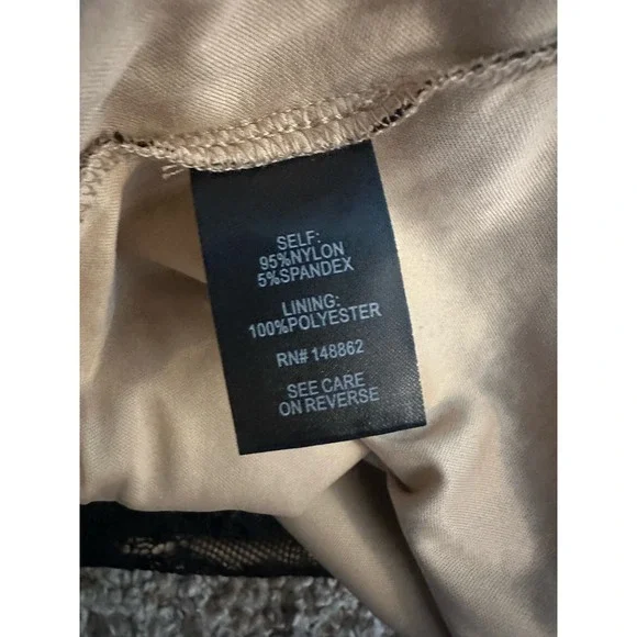 Torrid Women's Deep Black Stretch Lace High Neck Sleeveless Tank Top - Picture 3 of 3